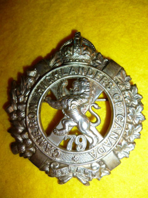 MM224 - 79th Cameron Highlanders of Canada Cap Badge